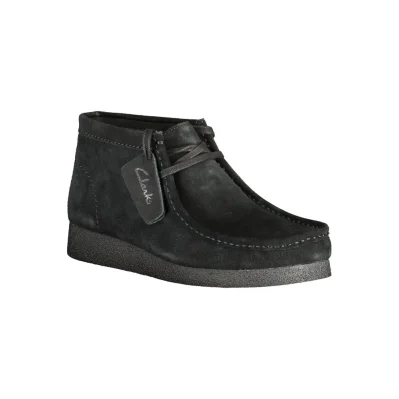 Black Leather Men Sneaker