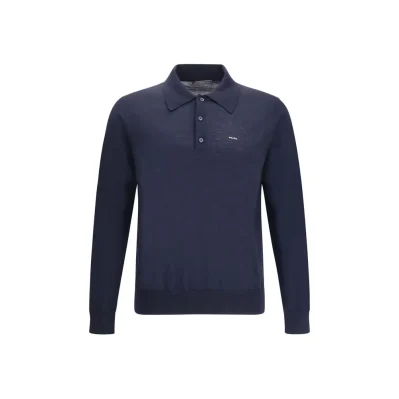 Wool Polo Sweater