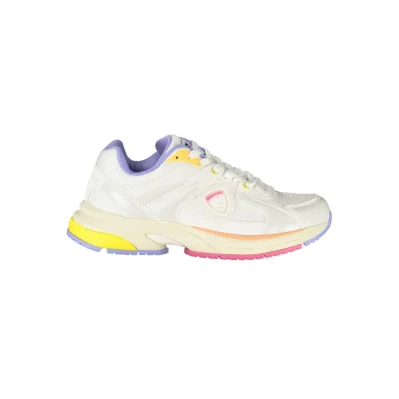 White Polyester Sneaker