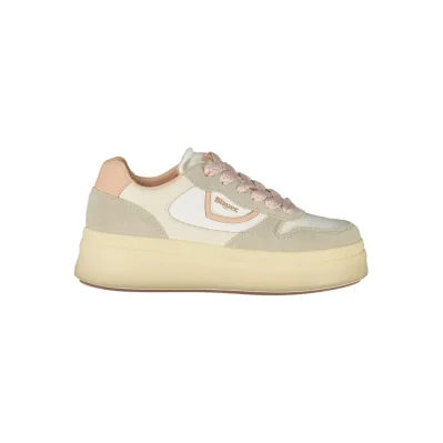 White Polyester Sneaker