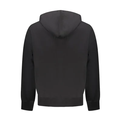 Black Cotton Men Sweater