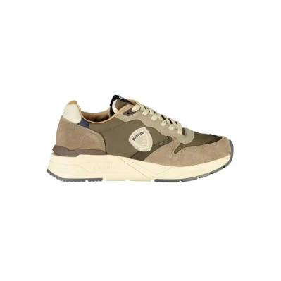 Gray Leather Men Sneaker