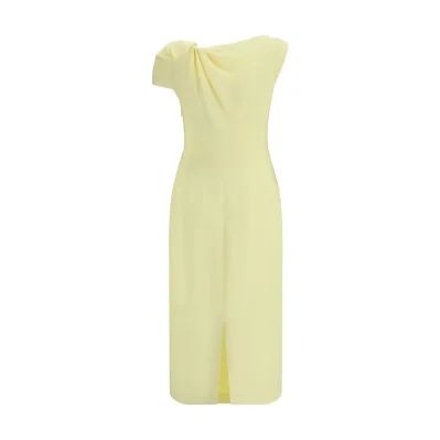 Draped Midi Cady Dress