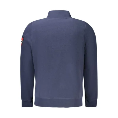 Blue Polyester Men Sweater