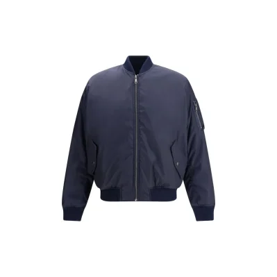 Bomber Jacket with rib-knit collar