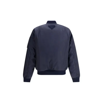 Bomber Jacket with rib-knit collar