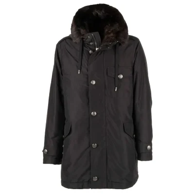 Black Silk Jackets & Coat