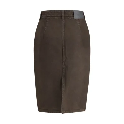 Denim Pencil Skirt