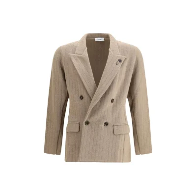 Double-breasted Knit Jacket