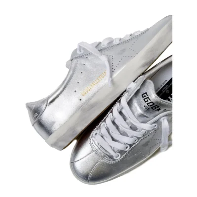 Gray Leather Men Sneaker