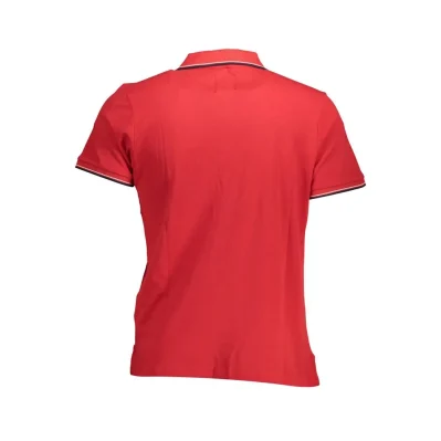 Red Cotton Polo Shirt