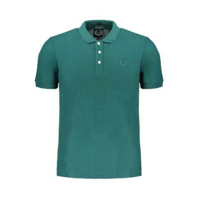 Green Cotton Polo Shirt