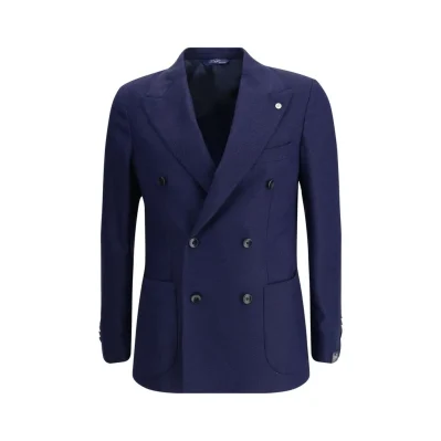 Double-Breasted Jacket in Virgin Wool