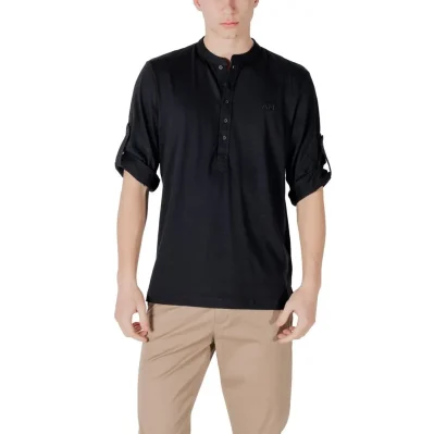 Black Cotton T-Shirt