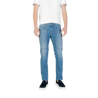 Light Blue Cotton Skinny Jean
