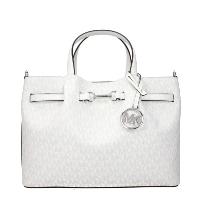 White Fabric Handbags