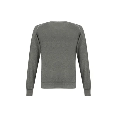 Green V-neck Sweater