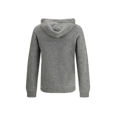 Gray Cashmere Hoodie