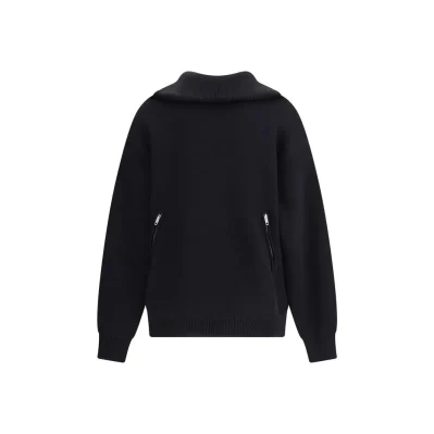 Back-to-front Black Sweater