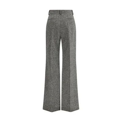 Bottonato Natté Wool Trousers