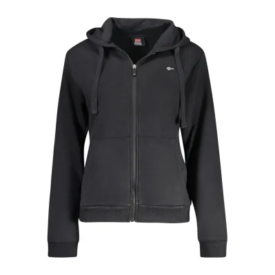 Black Cotton Sweatshirt