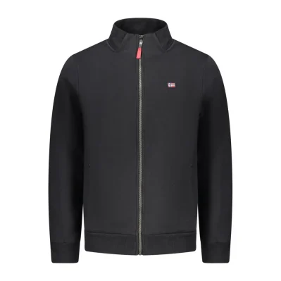 Black Cotton Sweatshirt