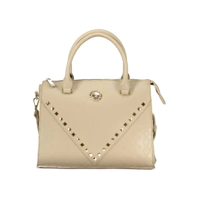 Beige Pvc Handbag
