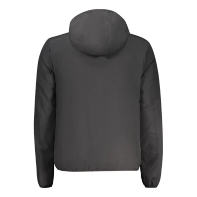 Black Polyester Jackets & Coat
