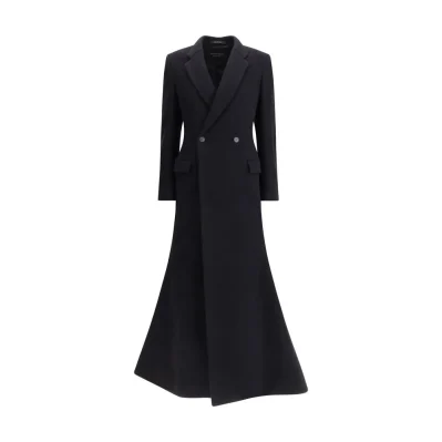 Oversized Godet double-breasted Coat