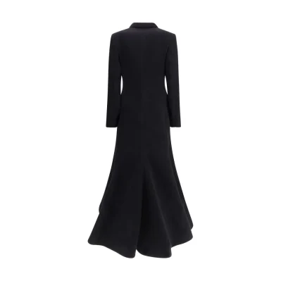 Oversized Godet double-breasted Coat