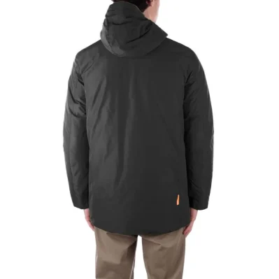 Black Polyester Jackets & Coat