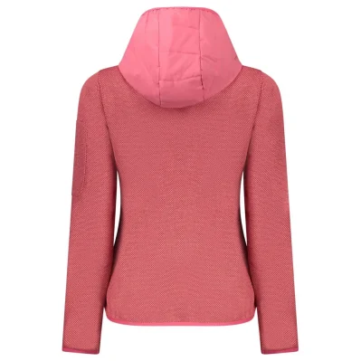 Pink Polyester Women Jacket