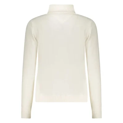 White Cotton Women Sweater