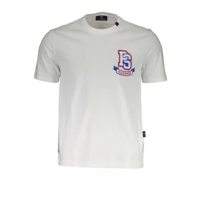 White Cotton Mens T-Shirt