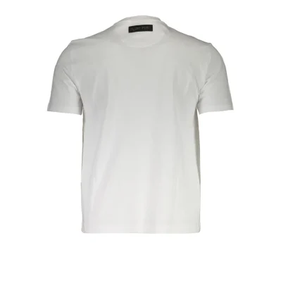 White Cotton Mens T-Shirt