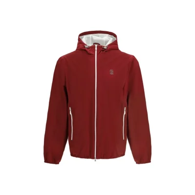 Bordeaux Polyamide Shell Jacket