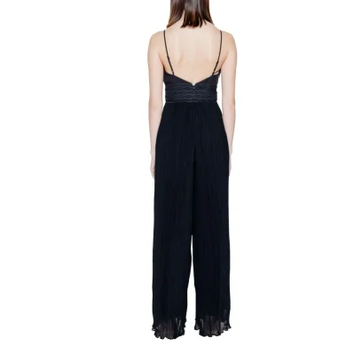 Black Polyester Jumpsuit