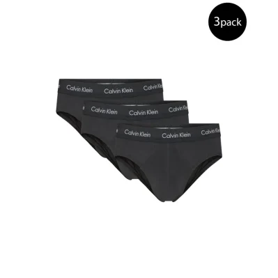 Black Elastane Briefs