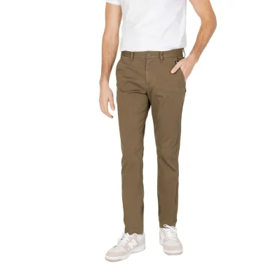 Green Organic Cotton Chino Pants