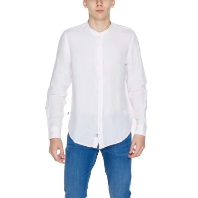 Multicolor Linen Dress Shirt