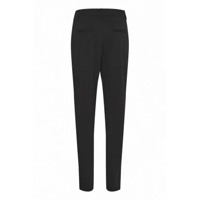 Black Recycled Polyester Dress Pants