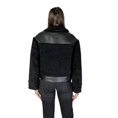 Black Polyester Coat