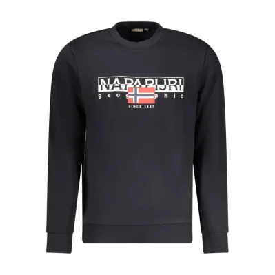 Black Cotton Sweatshirt