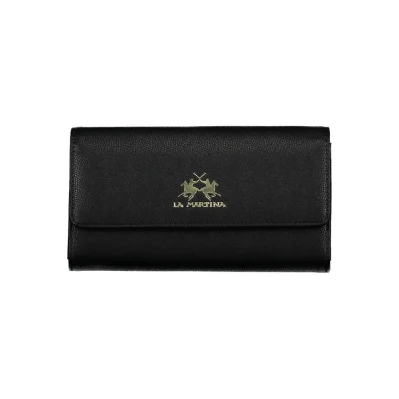 Black Polyethylene Women Wallet