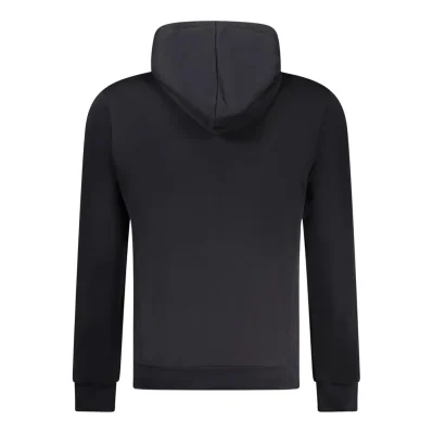 Black Cotton Men Sweater