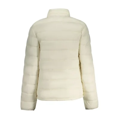 White Polyamide Women's Jacket
