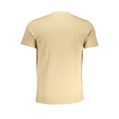Beige Cotton Men's T-Shirt