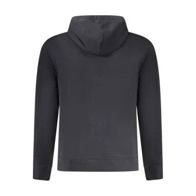 Black Cotton Men Sweater