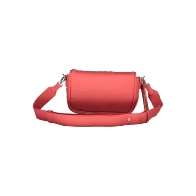Rosso Polyurethane Women Handbag