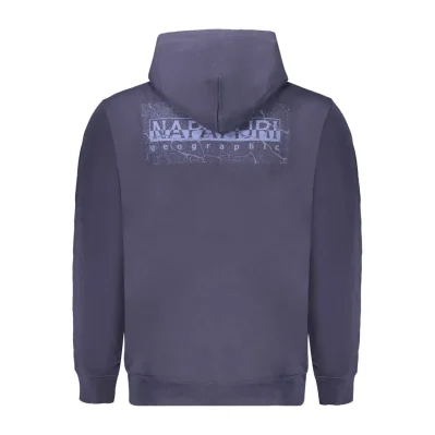 Blue Cotton Men Sweater